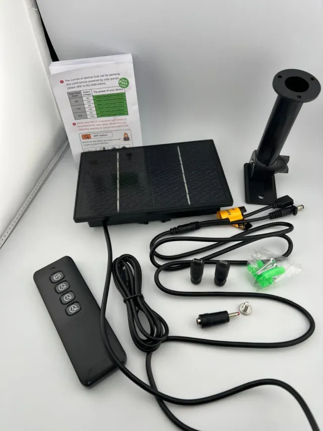 Cargador Batería Solar con Mando