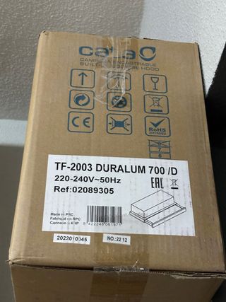 Campana extractora Cata TF-2003 Duralum 70cm