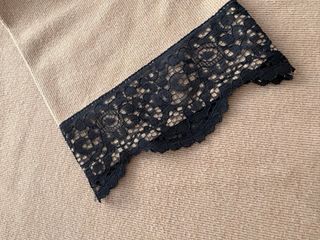 Abito Zara maglia pizzo color cammello tg. M