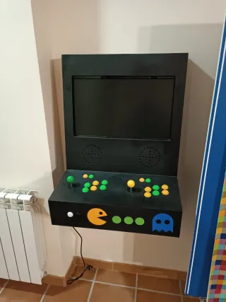 Máquina Arcade Retro Pared Atari Pac-Man