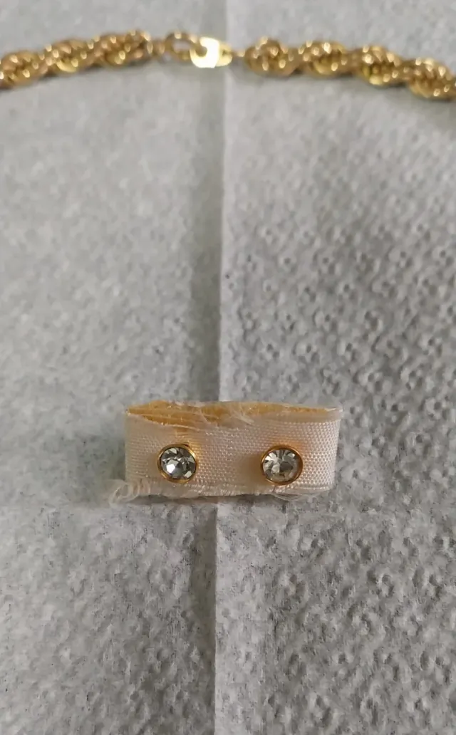 Collar Gargantilla baño de Oro.