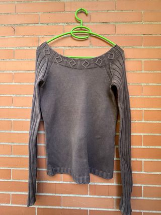 Jersey Zara marrón Talla M