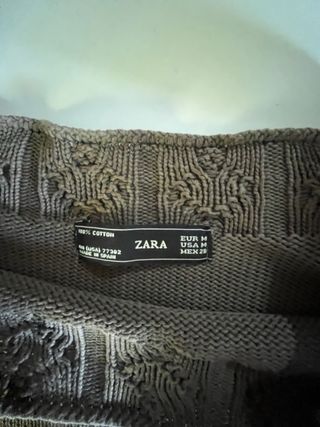 Jersey Zara marrón Talla M