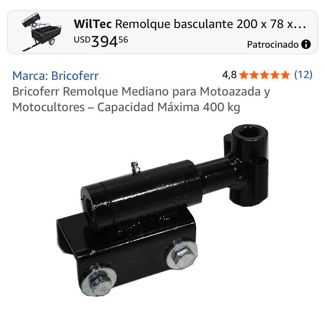 Remolque Bricoferr Mediano 400 kg