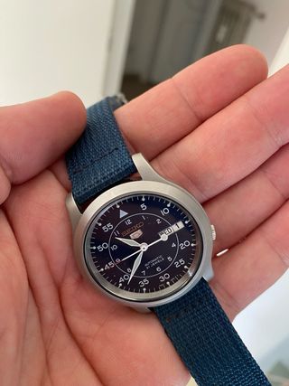 Orologio Seiko SNK809K2 Automatico Blu