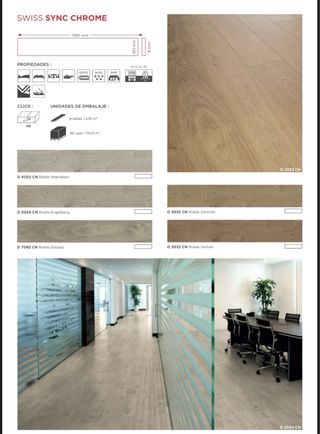 Suelo laminado Krono Swiss