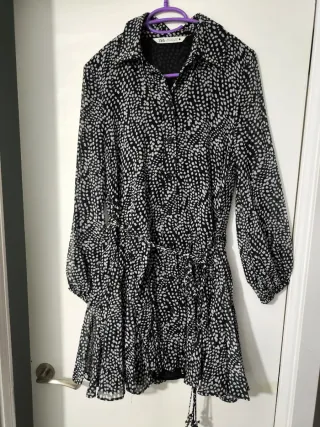 Vestido Zara lunares con vuelo