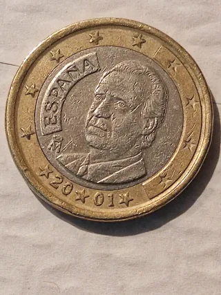 1 Euro Spagna 2001