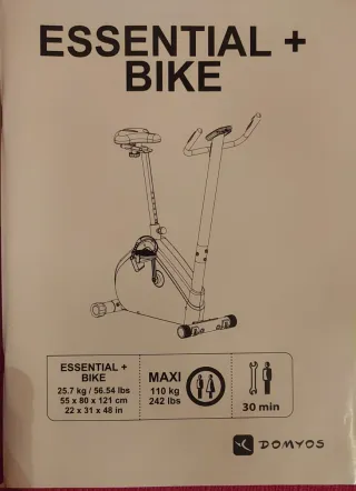 Cyclette per allenamento domestico