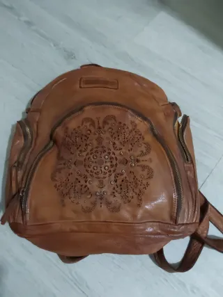 Mochila Pikolinos Cuero Marrón