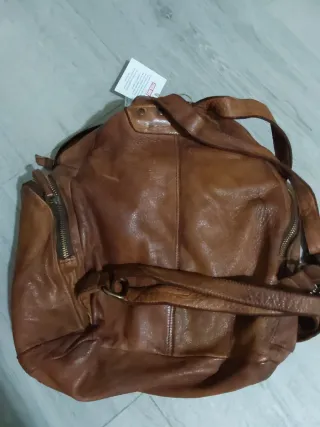 Mochila Pikolinos Cuero Marrón