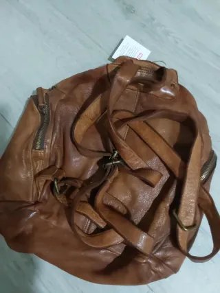 Mochila Pikolinos Cuero Marrón