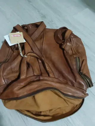 Mochila Pikolinos Cuero Marrón