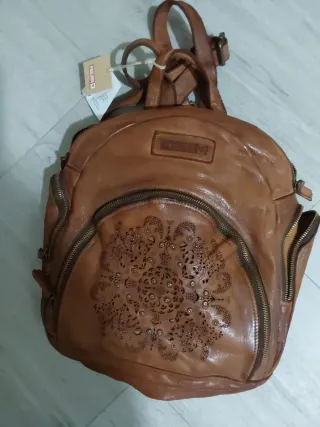 Mochila Pikolinos Cuero Marrón
