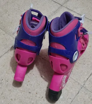 Patines en línea Oxelo rosas y morados
