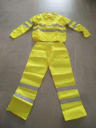 Traje de trabajo RENFE reflectante amarillo