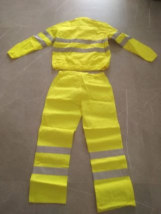 Traje de trabajo RENFE reflectante amarillo
