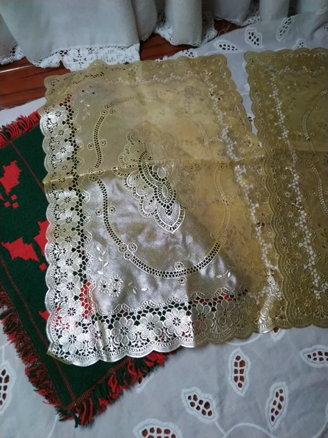 Tovaglia natalizia verde e rossa