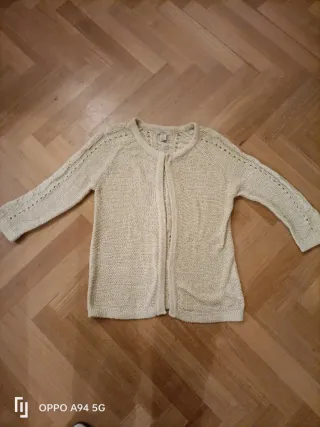Cardigan donna beige