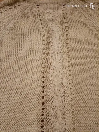 Cardigan donna beige