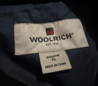 Woolrich cappotto corto donna rosso in pura lana