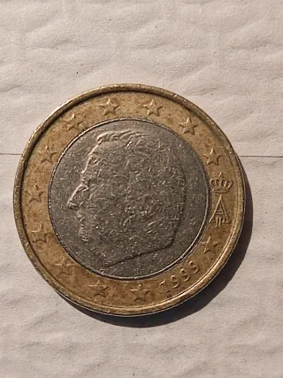 1 Euro Belgio 1999 Pre Conio