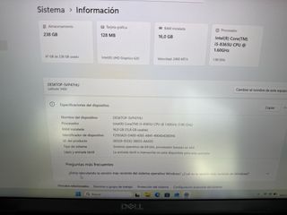 Dell Latitude 5400 16GB RAM 256GB SSD