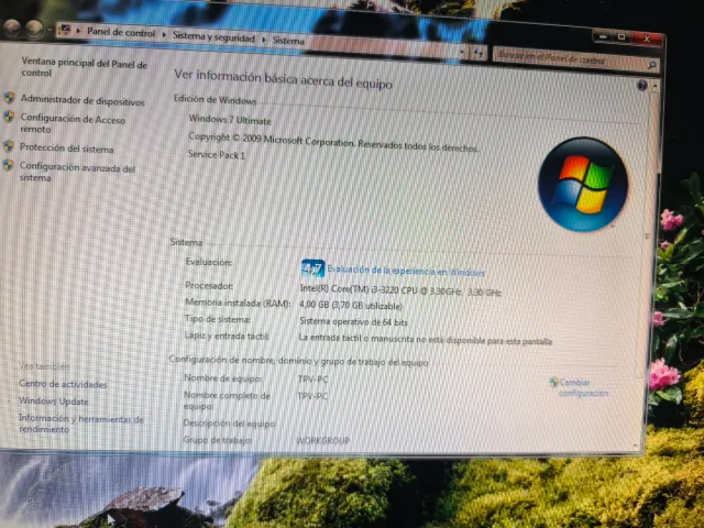 TPV No Táctil con Impresora termica