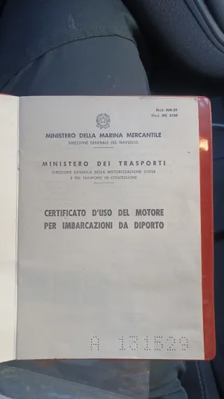 Motore Fuoribordo Whitehead 6cv con documenti