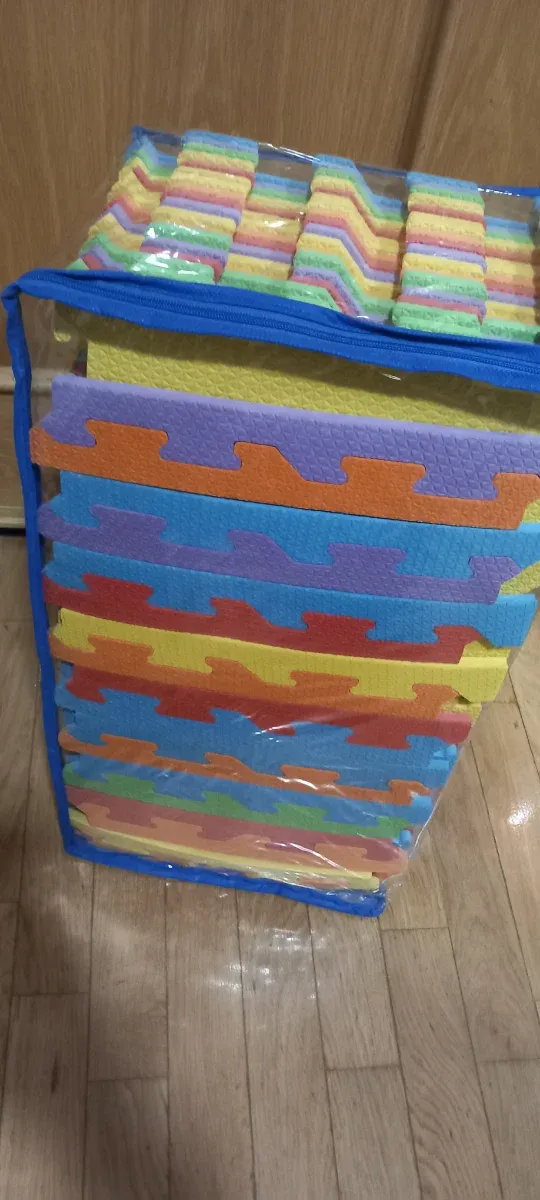 Alfombra Puzzle Números y Letras Colores