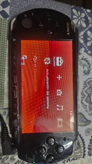 PSP 3004 Negra con juegos