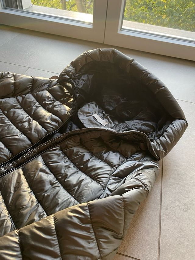 Piumino White Rose verde oliva