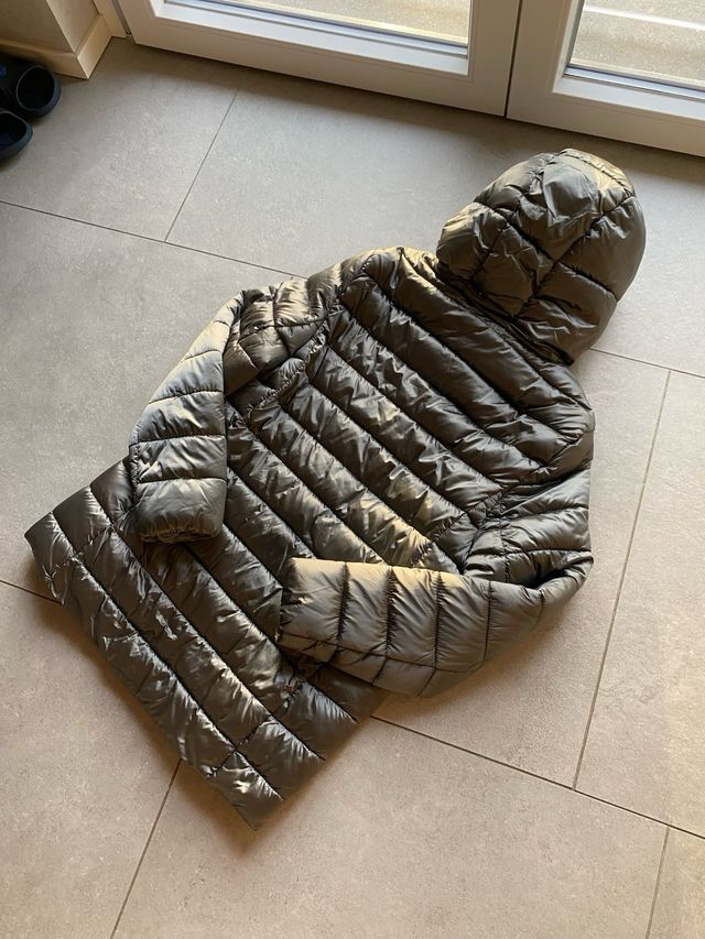 Piumino White Rose verde oliva