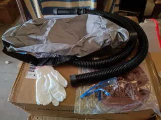 Lijadora de pared con aspiración