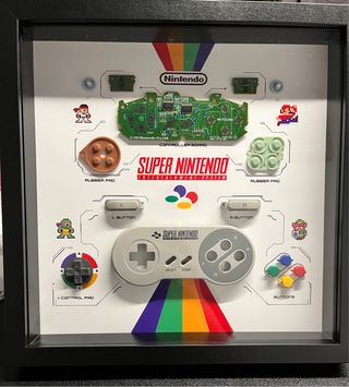 Cuadro Despiece Mando Super Nintendo