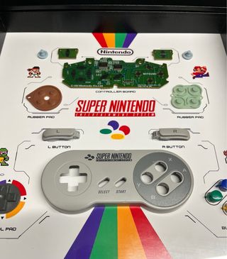 Cuadro Despiece Mando Super Nintendo