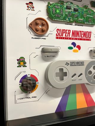 Cuadro Despiece Mando Super Nintendo