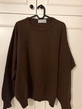 Jersey Burberrys Lana Marrón Talla L