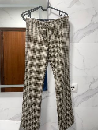 Pantalón Max Mara Talla 36 Cuadros