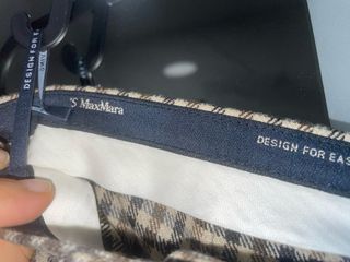 Pantalón Max Mara Talla 36 Cuadros