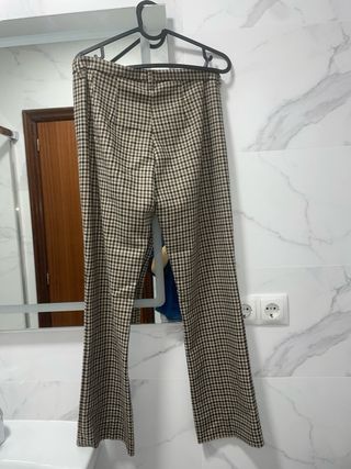 Pantalón Max Mara Talla 36 Cuadros