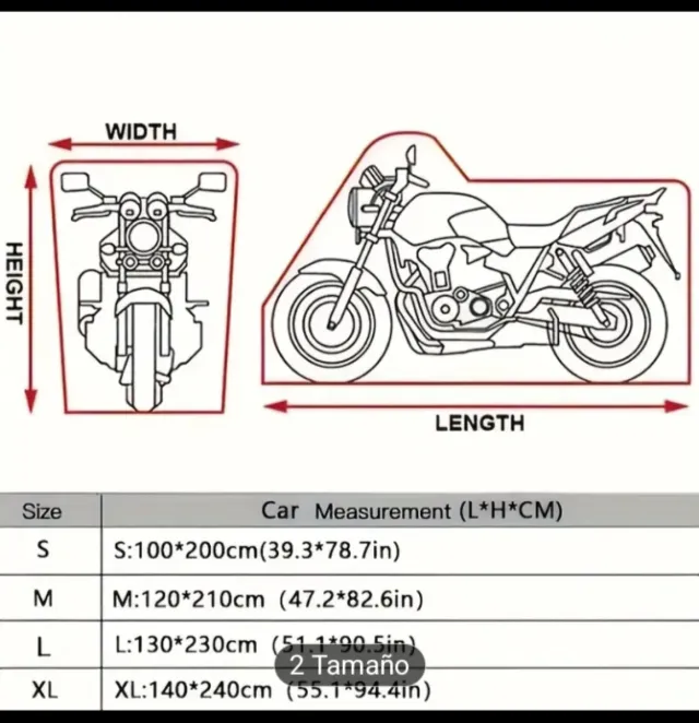 Funda Protectora Moto PEVA AUTORACING