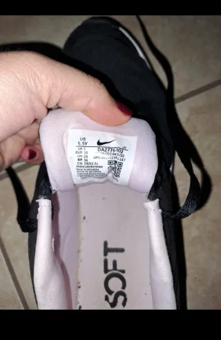 Scarpe Nike Donna Tg 38 Nere/Rosa