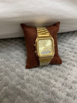 Reloj Casio Dorado Analógico Digital