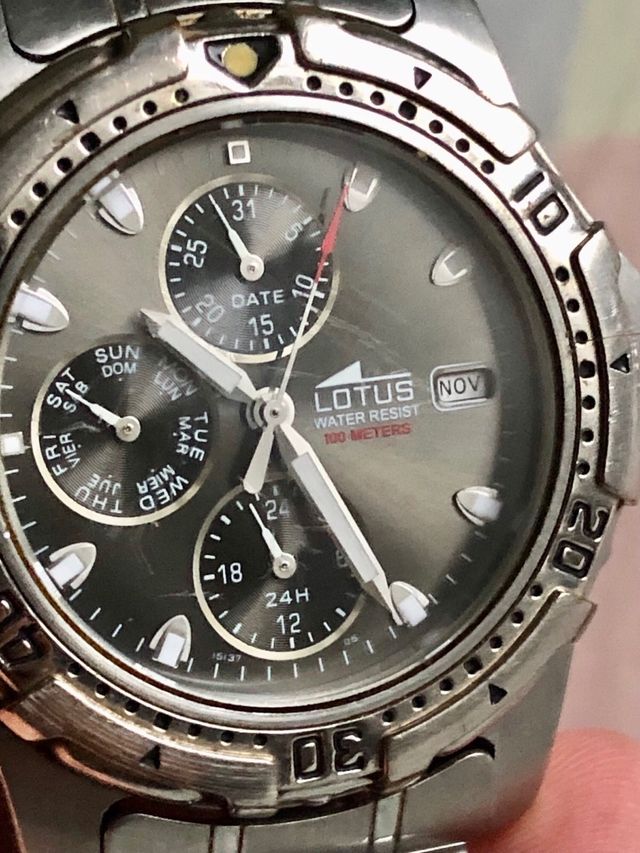 Reloj Lotus 15137 Cronógrafo Acero