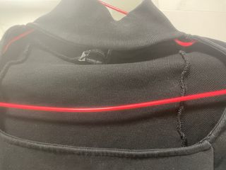 Top Zara negro cuello alto talla M