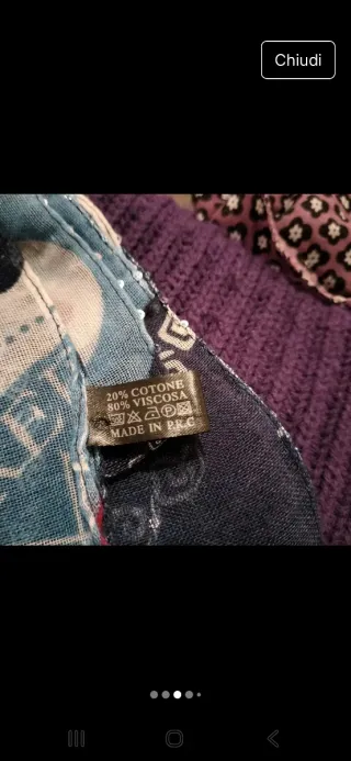 Sciarpa fantasia cerchi