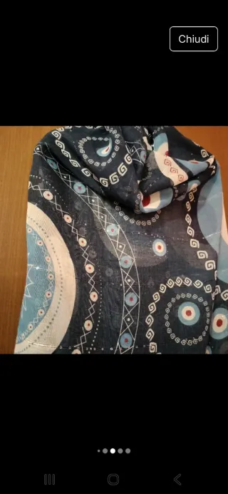 Sciarpa fantasia cerchi