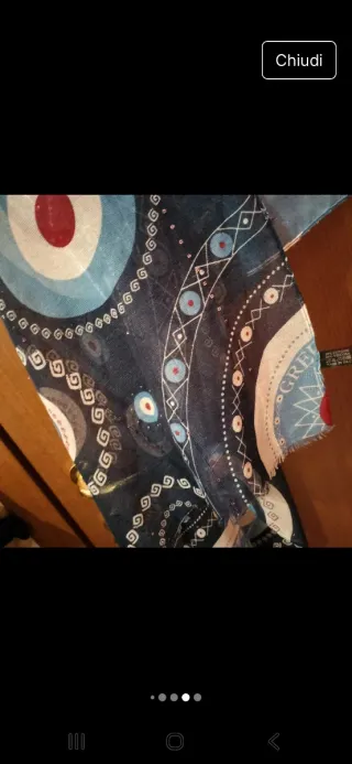 Sciarpa fantasia cerchi