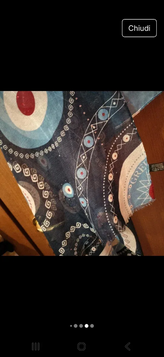 Sciarpa fantasia cerchi